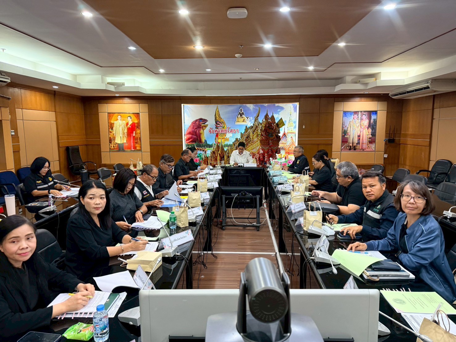title - ส.ป.ก.ยโสธร ร่วมประชุมคณะกรรมการศูนย์ติดตามและแก้ไขปัญหาภัยพิบัติด้านการเกษตร จังหวัดยโสธร ครั้งที่ 5/2569